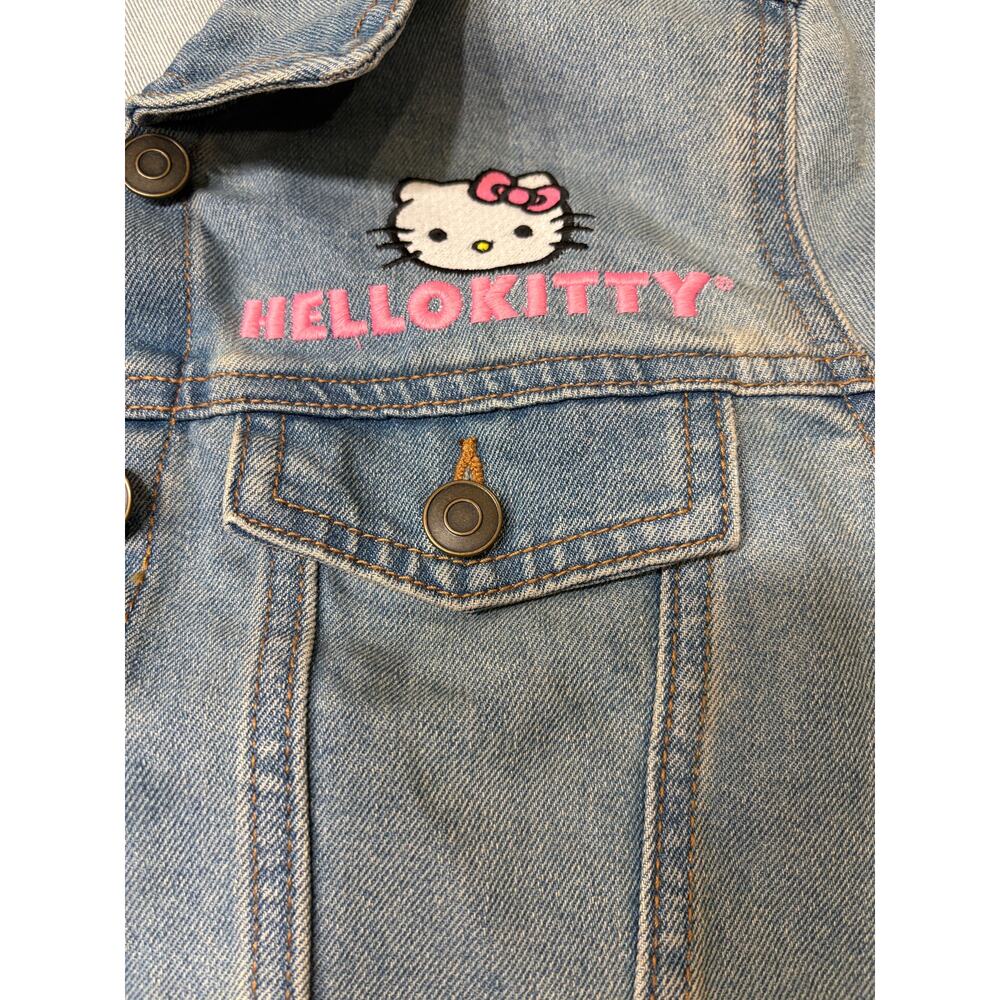 Sanrio Hello Kitty and Friends Denim Jean Jacket Girls Size L - Picture 3 of 7